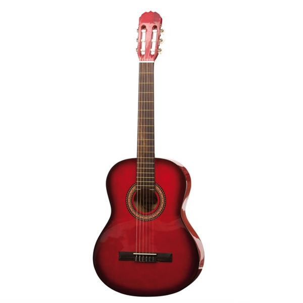 Onyx Classical Guitar Red w/ Bag - 1/4 Size