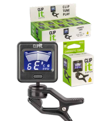 Clip It Digital Clip-On Chromatic Tuner (Super)