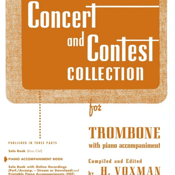 Concert and Contest Collection Trombone & Piano Accomp