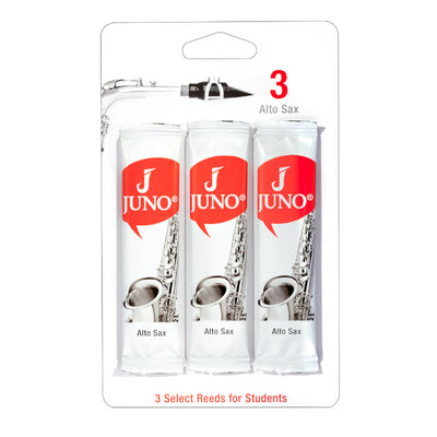 Juno Alto Sax Reeds - Grade 2.0 (Card of 3)