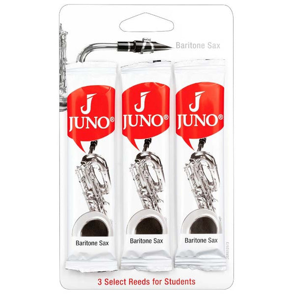 Juno Baritone Sax Reeds - Grade 3.0 - Card of 3
