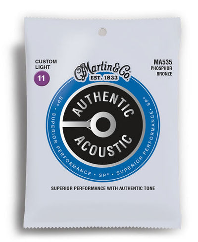 Martin & Co Acoustic Guitar Strings - Custom Light 11-52