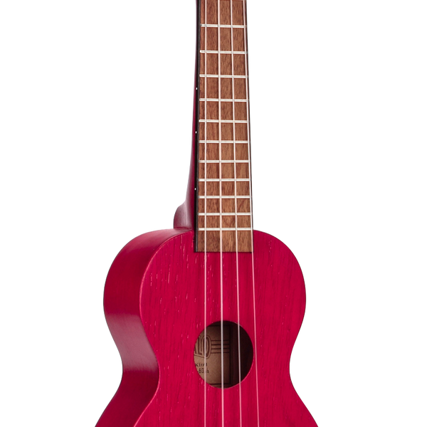 Mahalo Kahiko Soprano Ukulele (Red)