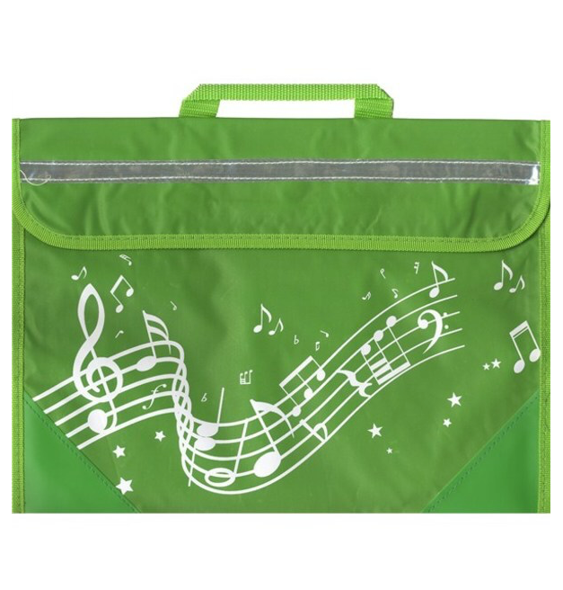 Musicwear - Wavy Stave Music Bag - Green
