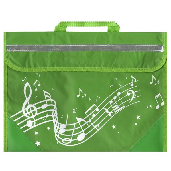 Musicwear - Wavy Stave Music Bag - Green