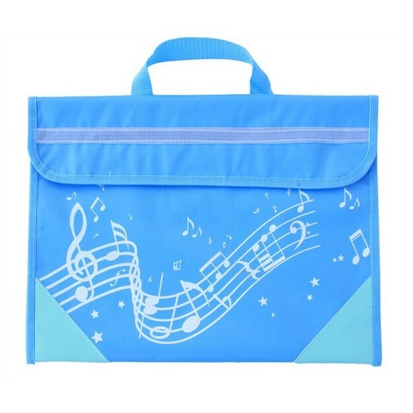 Musicwear - Wavy Stave Music Bag - Light Blue