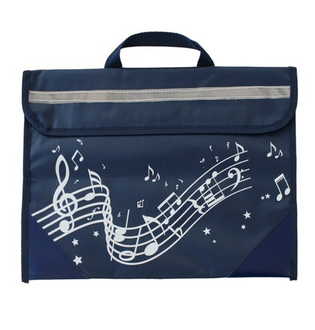 Musicwear - Wavy Stave Music Bag - Navy Blue