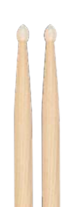 AMS 5AN Hickory Wood - Nylon Tip Drum Stick