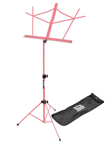 On Stage Sheet Music Stand with Bag (Pink)