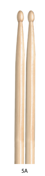 AMS 5A Hickory Wood Tip Drum Stick