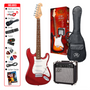 SX Electric Guitar Package - Candy Apple Red