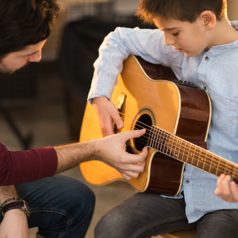 Guitar lesson - private one-on-one at Academy of Music