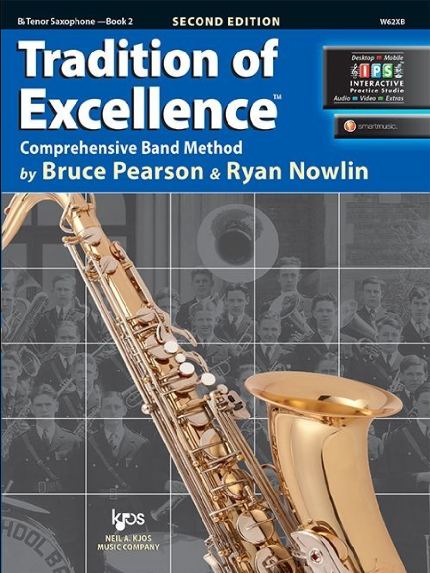 Tradition of Excellence Tenor Sax Book 2