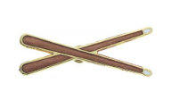 Mini Pin/Brooch - Drum Sticks