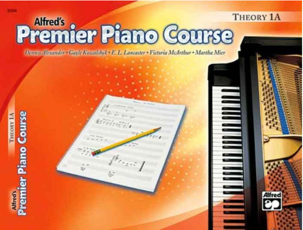 ALFRED'S PREMIER PIANO COURSE THEORY 1A