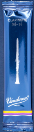 Vandoren Bb Clarinet Reed - TRADITIONAL - Gr 4.0 - Single