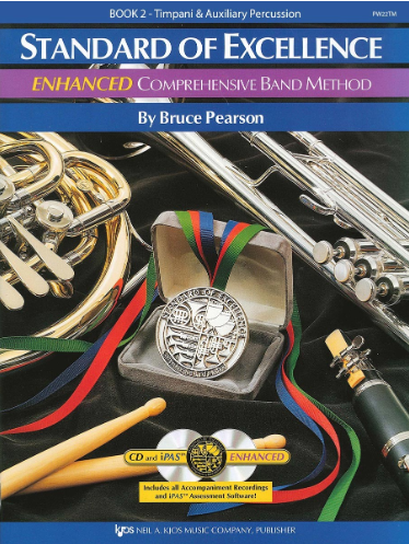 Standard of Excellence Book 2 Timpani/Auxiliary Percussion