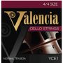 VALENCIA - 4/4. Set steel strings set