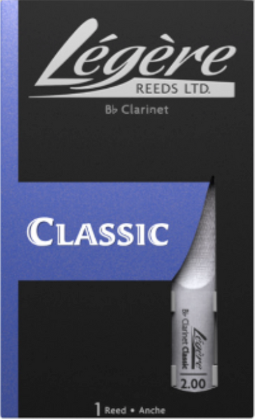 Legere B Flat Clarinet - CLASSIC - Reed - Grade 2.00