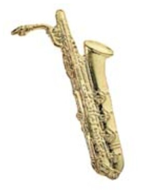 Mini Pin Baritone Saxophone