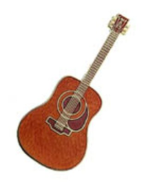 Mini Pin Martin D45 Guitar