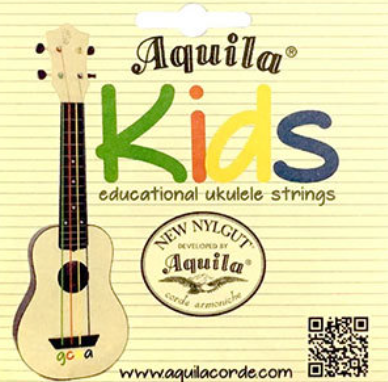 Aquila Kids Series Coloured Ukulele String Set