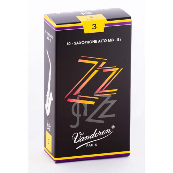 Vandoren Alto Sax Reeds - jaZZ - Grade 3.0 - Box of 10