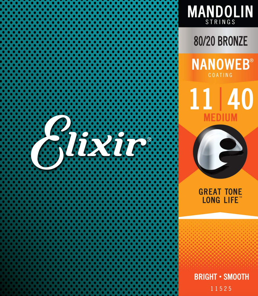 Elixir Nanoweb Mandolin Strings - 10-34 Light