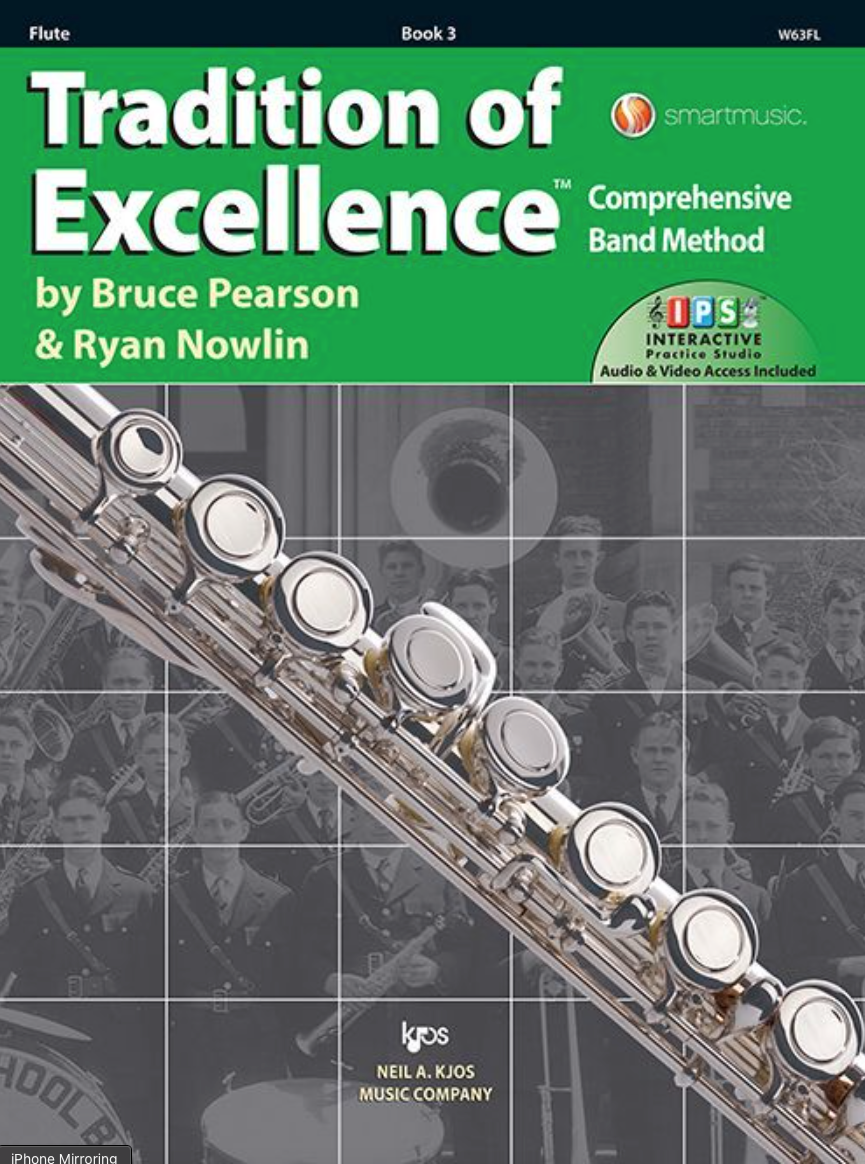 Tradition of Excellence Flute Book 3