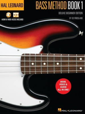 Hal Leonard Bass Method Book 1 Deluxe Beginner Edition BK/OLM