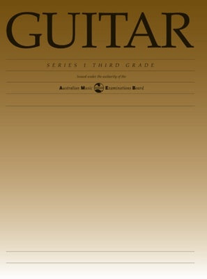 AMEB Classical Guitar Grade 3 Series 1 Music Book