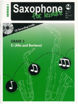 AMEB Saxophone For Leisure Grade 3 E FLAT BK/CD SER 1