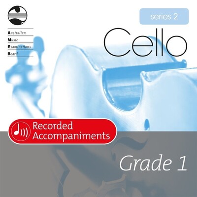 AMEB Cello Grade 1 Series 2 Recorded Accompaniments CD