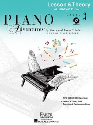 Piano Adventures - Level 3 Lesson & Theory Book w/ OLA