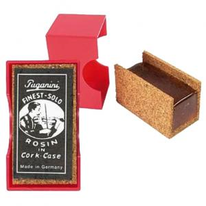 Paganini Rosin in Cork Case for Violin/Viola