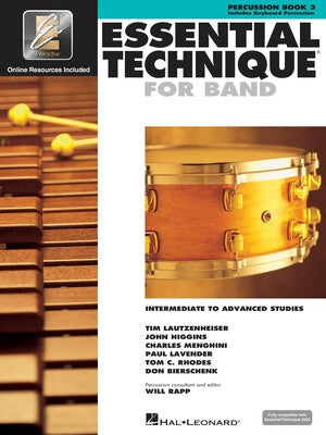 Essential Technique For Band Book 3 Percussion EEI