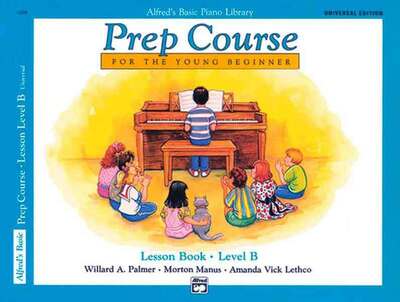 Alfred's Basic Piano Library Prep Course Lesson Book Lev B