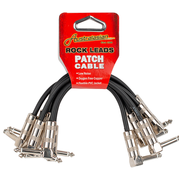 Australasian 6 Inch OFC Patch Cables - Pack Of 6