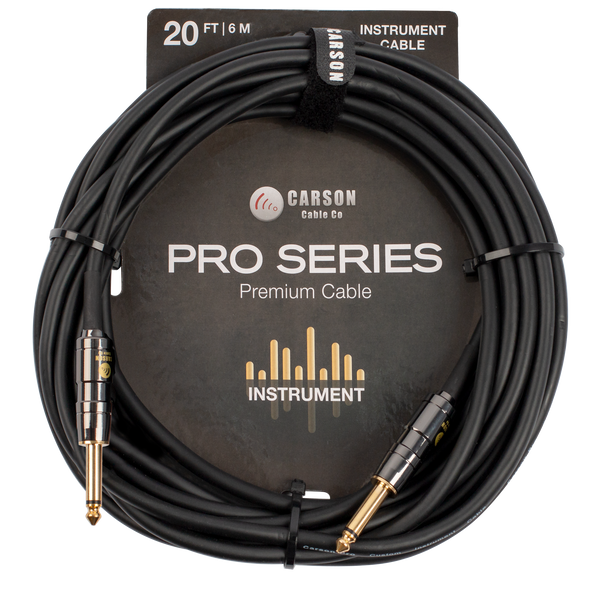 Carson 20 ft Instrument Cable - Heavy Duty