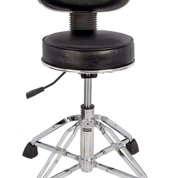 Deluxe Hydraulic Drum Throne with Back Rest