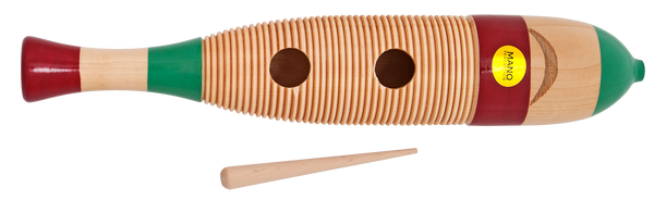 Fish Shaped Guiro - Ribbed With Two Finger Holes