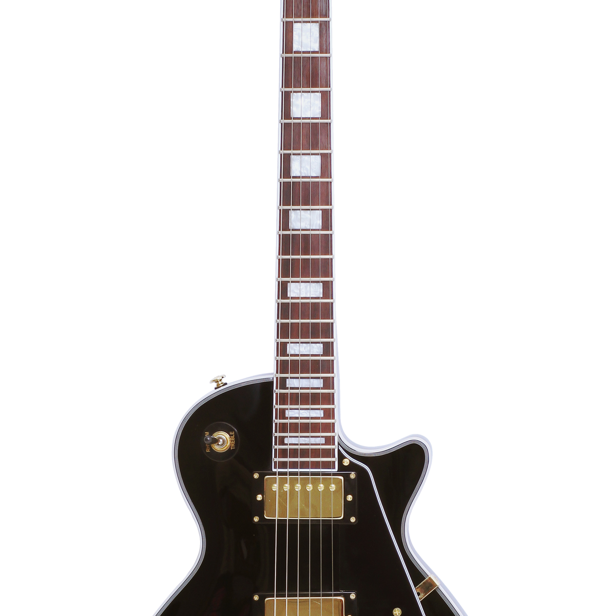 Deluxe LP Style Electric Guitar - Black