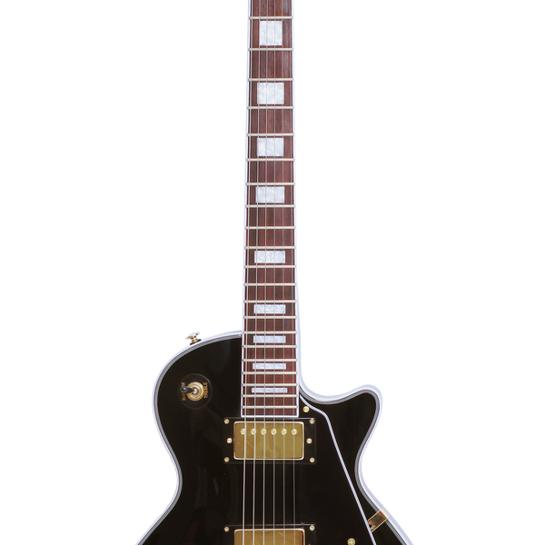 Deluxe LP Style Electric Guitar - Black