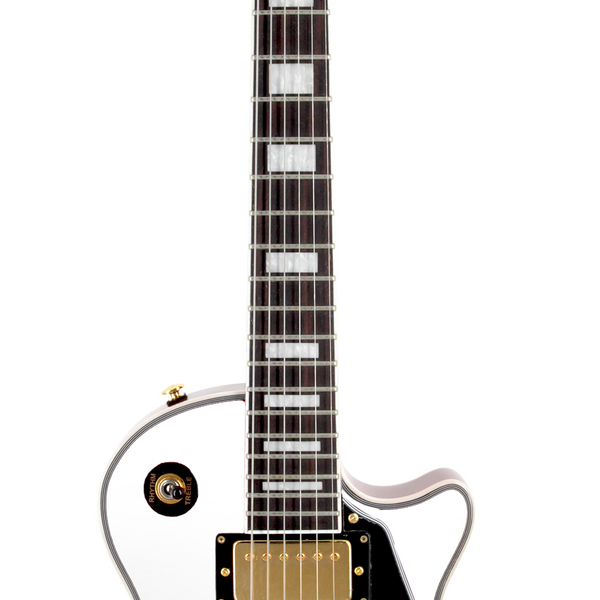 Deluxe LP Style Electric Guitar - White