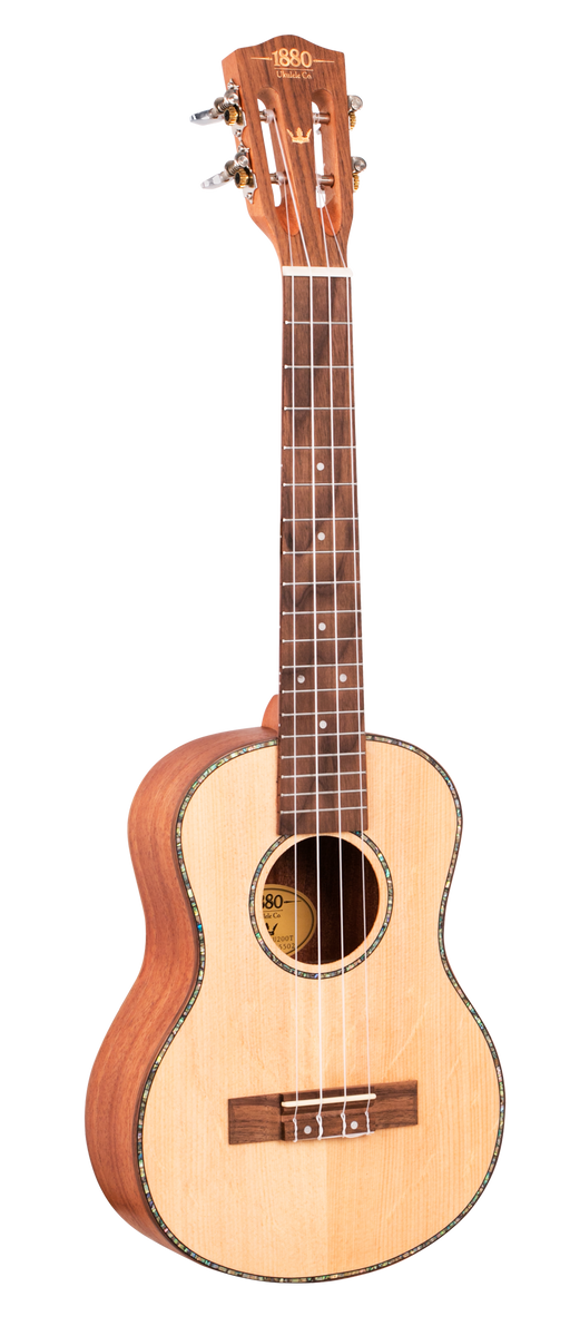 Tenor Ukulele Spruce Top - Mahogany Back And Sides - Black Walnut
