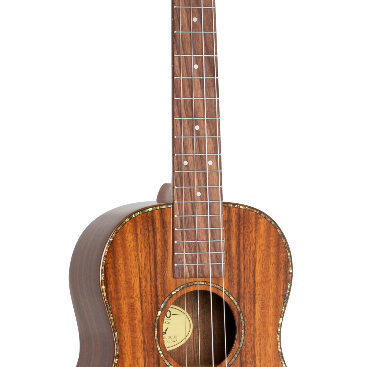 Baritone Ukulele - Koa Top, Back & Sides - Black Walnut