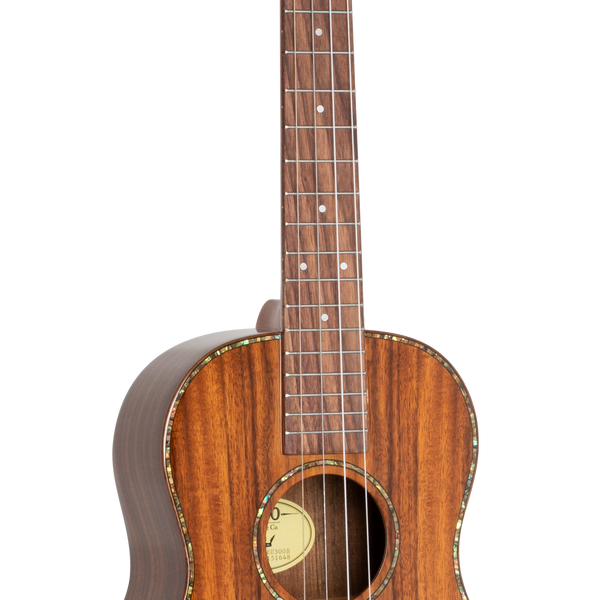 Baritone Ukulele - Koa Top, Back & Sides - Black Walnut