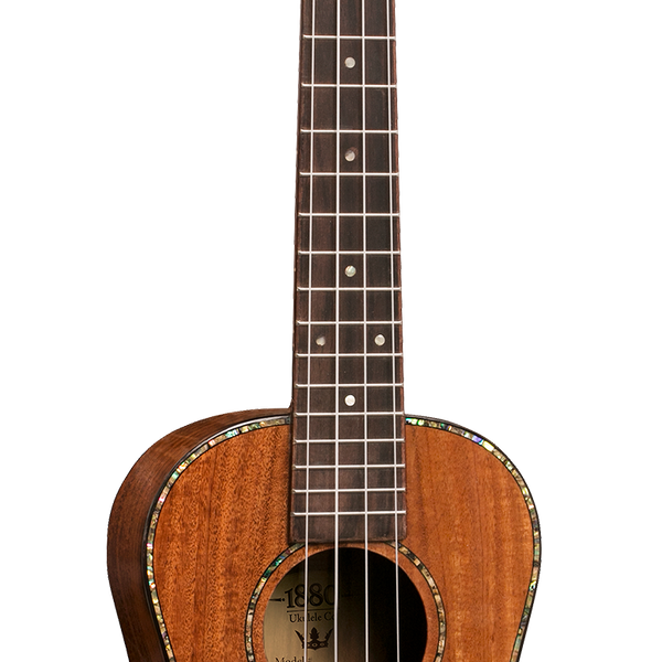 Concert Ukulele - Koa Top, Back And Sides - Black Walnut