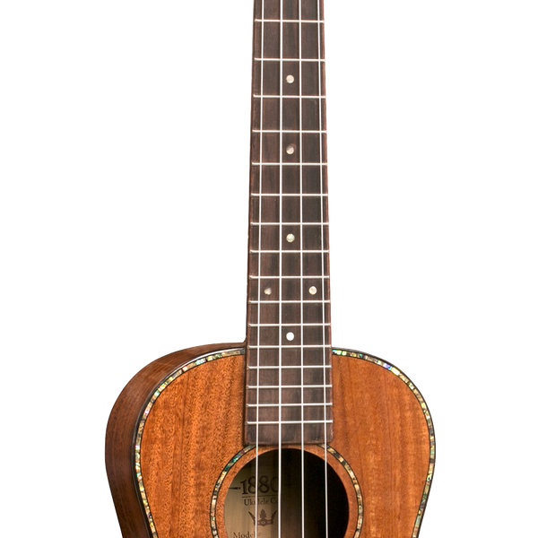 Tenor Ukulele Solid Koa Top, Koa Back & Sides - Black Walnut