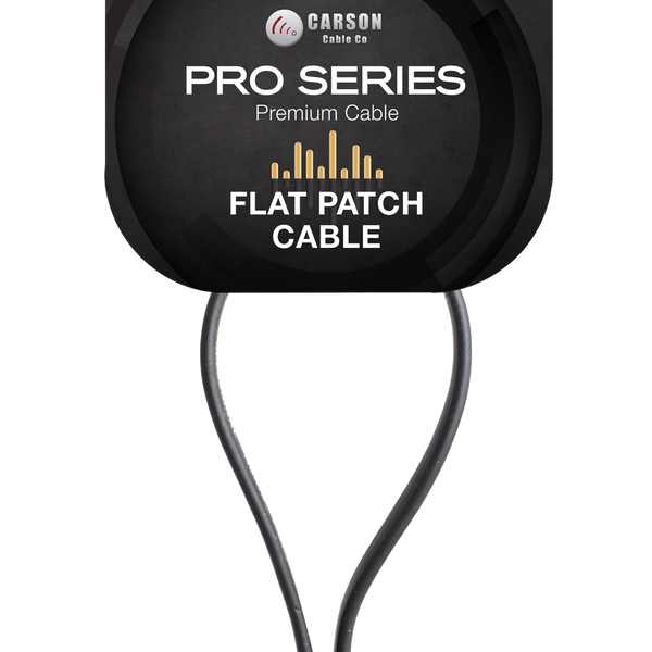 Carson 1 Ft Flat Patch Cable - Pro Series